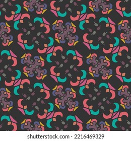 Seamless pattern abstract decorative texture linen checkered concept geo art runner rug pattern design for scarf, carpet, curtain, . home textile digital vector and flower shaped pattern new 2022