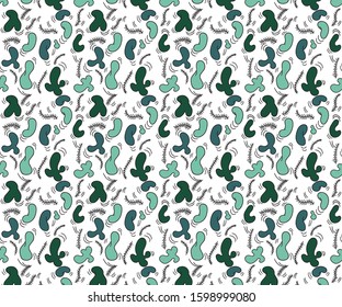 Seamless pattern abstract design. Textile print for fabric and fashion concepts.