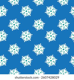 seamless pattern abstract design vector illustration blue background