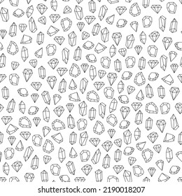 Patrón sin problemas con diamantes abstractos. Imprimir para textil, papel pintado, cubiertas, superficie. Para tela de moda. Estilo Doodles