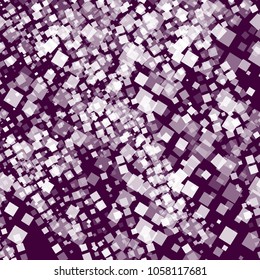 Seamless pattern. Abstract pattern with different colors elements for paper or print. Halftone Seamless Pattern with Color Squares for your Design. Vector Texture.
