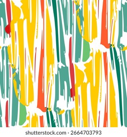 Patrón sin fisuras con patrón de doodle abstracto. Dibujo con marcadores de alcohol.