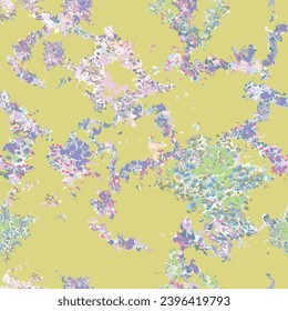 Seamless pattern in abstract dot idea from broccoli
