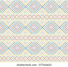 nahtloses Muster mit abstraktem, gepunktetem Ornament