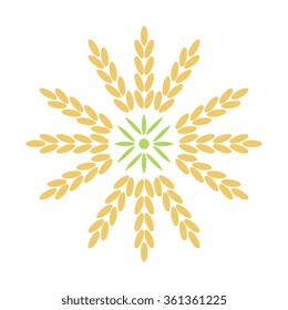 Seamless pattern with abstract ears