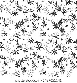 Seamless pattern abstract elegance. Decorative beautiful texture. Printing fabric, gift wrapping paper. Vector illustration. 
