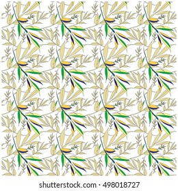 seamless pattern Abstract Elegance Seamless pattern with floral background