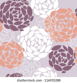 Seamless pattern with abstract elements