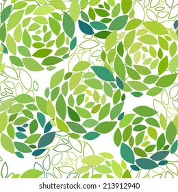 Seamless pattern with abstract elements 