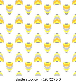 Seamless pattern with abstract elements. Decorative background in modern style.