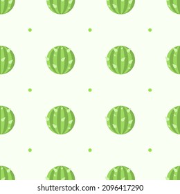Seamless Pattern Abstract Elements Different Cactus Plant Botanic Vector Design Style Background Illustration Texture For Prints Textiles, Clothing, Gift Wrap, Wallpaper, Pastel