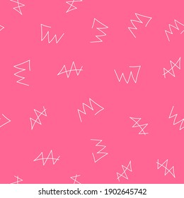 Seamless pattern with abstract elements drawn by hand. Sketch, doodle, scribble. Simple vector illustration.