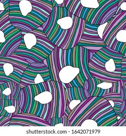 Seamless pattern of abstract elements for interior decoration, printing posters, greeting cards, Wallpaper, wrapping paper, clothing, scrapbooking, fabric. Scandinavian style.