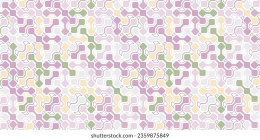 Seamless pattern of abstract elements. Sample for texture, textiles, clothing, covers, banners, social networks, applications and simple backgrounds