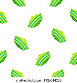 Seamless Pattern Abstract Elements Unidentified Flying Object Alien Ufo Logo Vector Vector Design Style Background Illustration