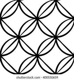 Seamless pattern in abstract endless style. Contrast colors