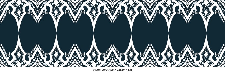 diseño de bordado geométrico abstracto de patrón sin fisuras, repitiendo textura de fondo en blanco y negro.papel de pared y ropa. Se puede cambiar el color de fondo EP.32.Design 