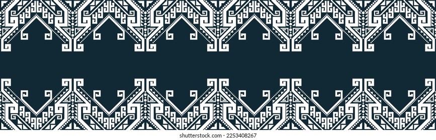 seamless pattern abstract ethnic geometric embroidery design repeating background texture in black and white.wallpaper and clothing. EP.33.background color can be changedDesign 