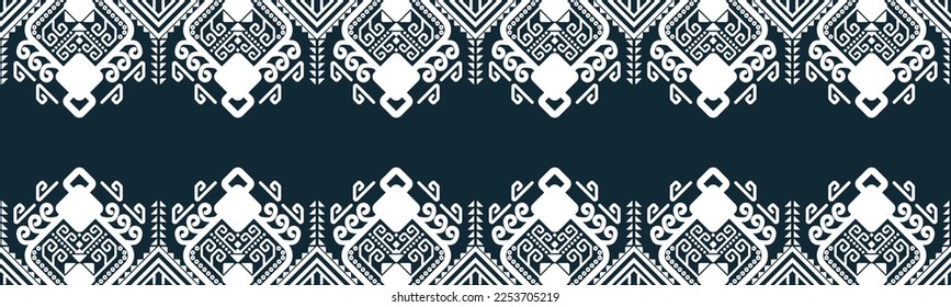 diseño de bordado geométrico abstracto de patrón sin fisuras, repitiendo textura de fondo en blanco y negro.papel de pared y ropa. Se puede cambiar el color de fondo EP.35.Design 