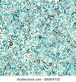 Seamless pattern, abstract floral design,vector.