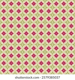 Seamless pattern with abstract floral ornament. Endless texture can be used for printing onto fabric or paper.