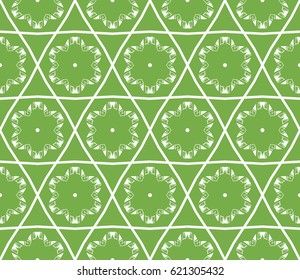 seamless pattern. abstract floral ornament. vector illustration. For design, wallpaper, background fills, card, banner