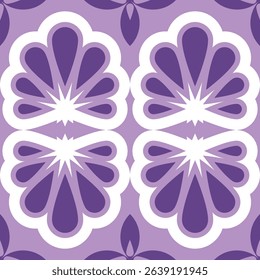 seamless pattern abstract floral style