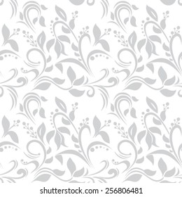 Seamless pattern, abstract floral template for design