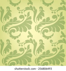 Seamless pattern, abstract floral template for design