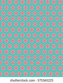 seamless pattern with abstract flowers