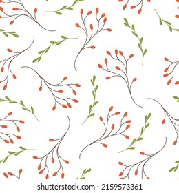 patrón impecable con flores abstractas al estilo de las caricaturas.