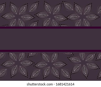 Seamless pattern abstract flowers. Flower background.