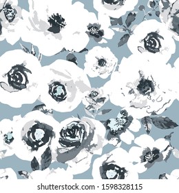 Seamless pattern with abstract flowers.Floral background for Wallpaper,paper and fabric. 