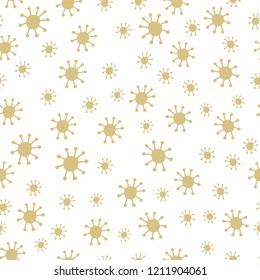 Seamless pattern with abstract flowers.Vector design with ornamental plants, can be used for textiles, wallpaper, children s clothing, wrapping paper.