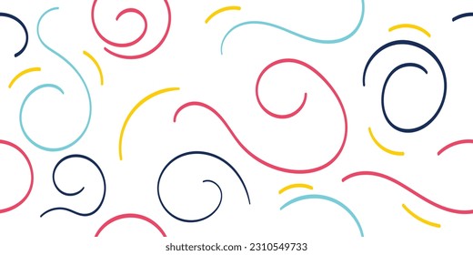SEAMLESS PATTERN WITH ABSTRACT GEMETRIC LINES IDEAL FOR CLOTHING PRINTS AND PERSONALIZED WALLPAPE
