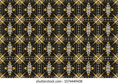 Seamless Pattern With Abstract Geomatric Vector