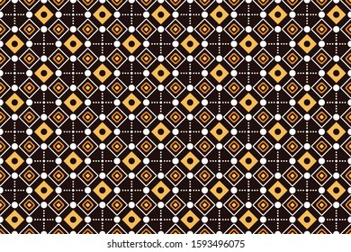 Seamless pattern with abstract geomatric vector