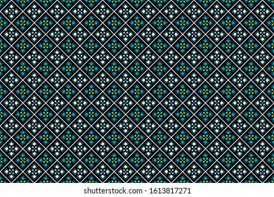 Seamless pattern with abstract geomatric vector
