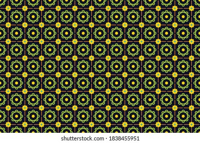 Seamless pattern with abstract geomatric vector, Simple Arabic Style Decoration