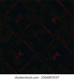 Seamless pattern with abstract geomatric vector