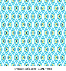 Seamless pattern with abstract geometric