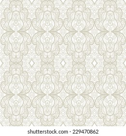 Seamless pattern with abstract geometric pattern in art nouveau stile.