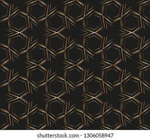 seamless  pattern, abstract geometric background illustration, fabric textile pattern. Pattern for website, corporate style, party invitation, wallpaper.Volumetric metal mosaic on a colored background