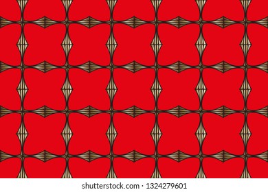 seamless  pattern, abstract geometric background illustration, fabric textile pattern. Pattern for website, corporate style, party invitation, wallpaper.Volumetric mosaic on a colored background.