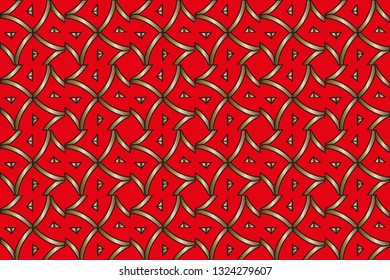 seamless  pattern, abstract geometric background illustration, fabric textile pattern. Pattern for website, corporate style, party invitation, wallpaper.Volumetric mosaic on a colored background.