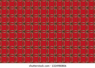 seamless  pattern, abstract geometric background illustration, fabric textile pattern. Pattern for website, corporate style, party invitation, wallpaper.Volumetric mosaic on a colored background