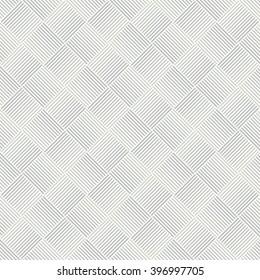 Seamless pattern. Abstract geometric background. Simple elegant texture with thin lines. Regularly repeating geometrical ornament with linear rhombuses. Vector element of graphical design