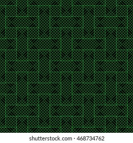 Seamless pattern. Abstract geometric background. Simple elegant texture with thin lines. Regularly repeating geometrical grid with rhombuses. Vector element of graphical design