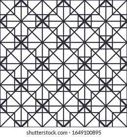 Ornamento Geométrico Abstracto De Patrón Sin Precedentes En La Ilustración Vintage Del Vector De Estilo Oriental