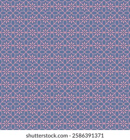 Seamless pattern with abstract geometric ornament. Repeating background.
